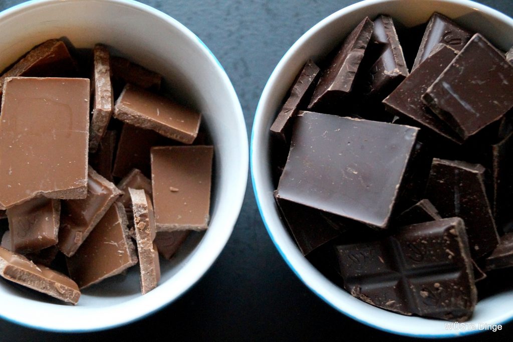 Schokolade salzig - das Süße